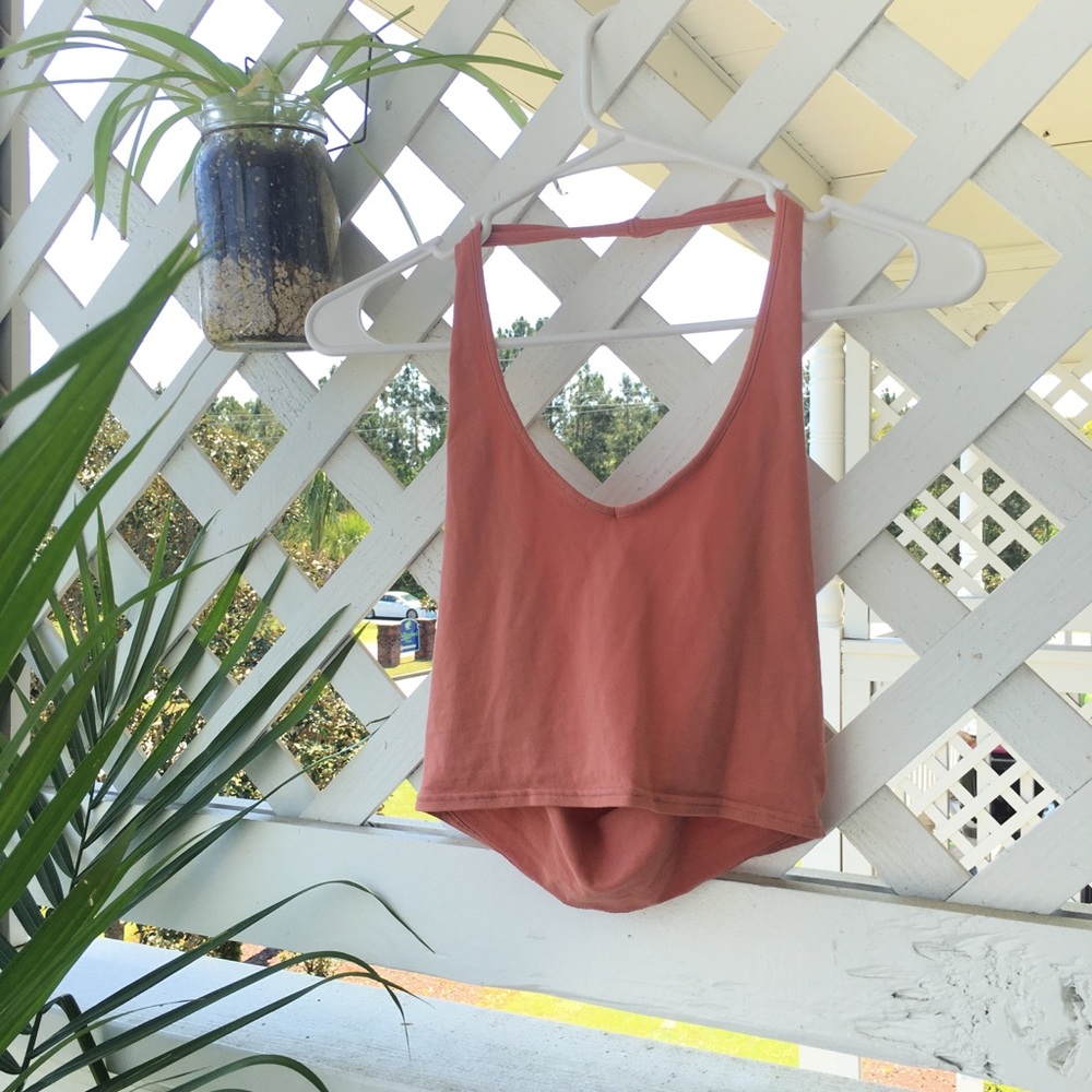 Express halter crop top